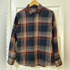 Eddie Bauer Men’s Plaid Flannel Shirt.